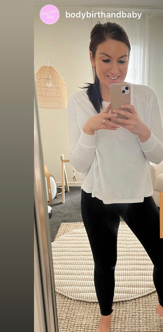 Midwife Amber recommended TheRY postpartum leggings