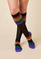 Black/Rainbow Stripe