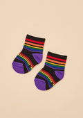 Black/Rainbow Stripe