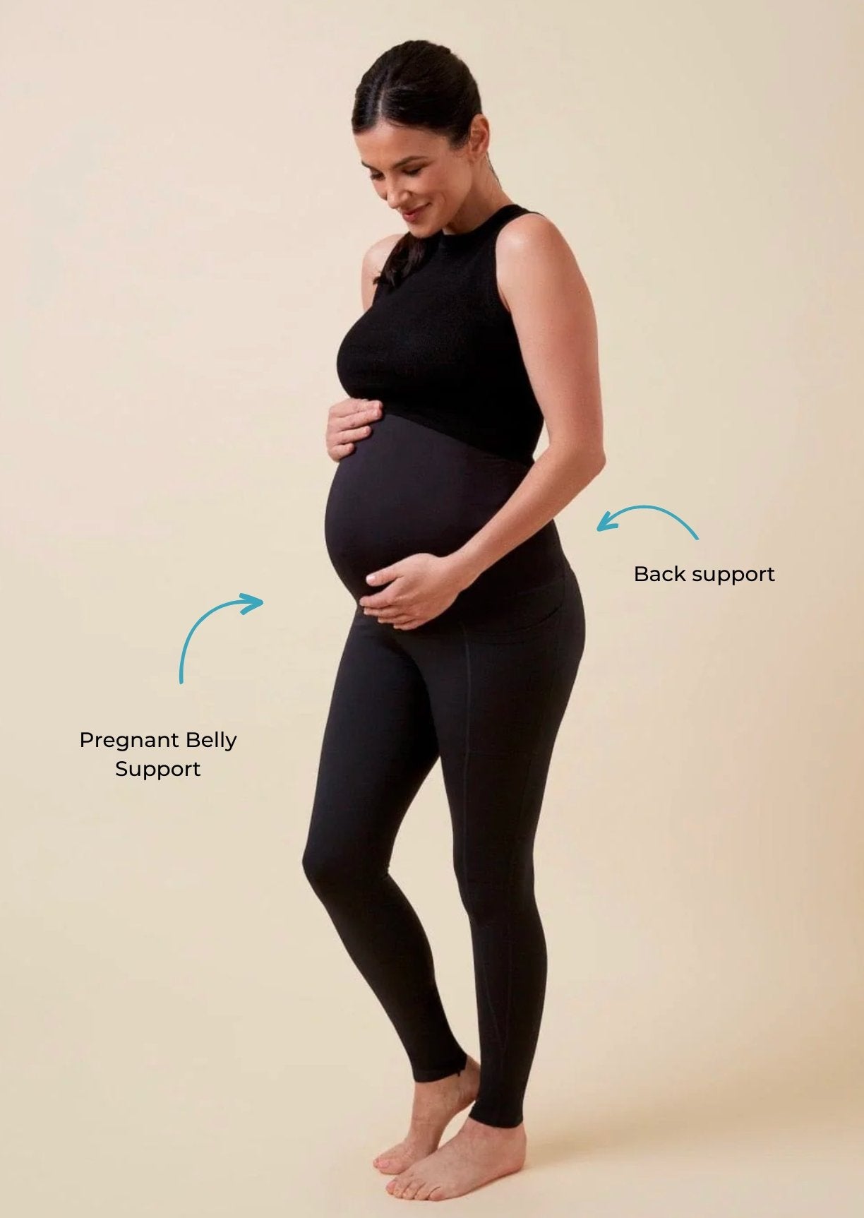 Pregnancy Compression Leggings  Prenatal Maternity Support