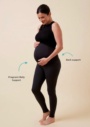 Amazon.com: Maternity Medical Compression Tights by Beister, 20-30mmHg  Graduated Support Pregnancy Legging with Button Elastic Band & Abdominal  Protection, Footless High Waist Compression Pantyhose for Varicosity :  Clothing, Shoes & Jewelry