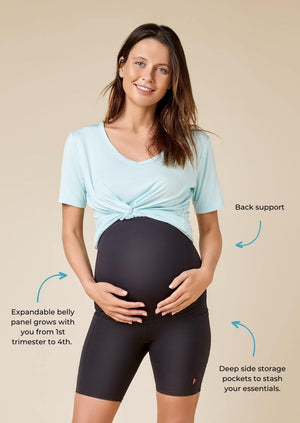 Pregnancy Compression Short  Prenatal Maternity Support Shorts